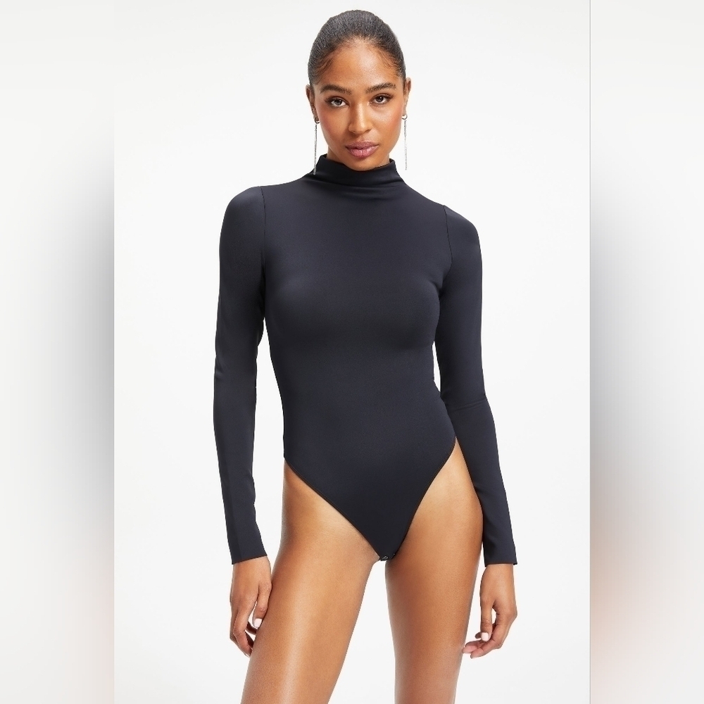 Good American Scuba Funnel Neck Bodysuit